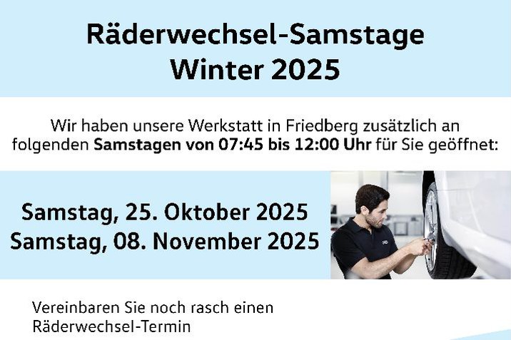 Räderwechsel-Samstage